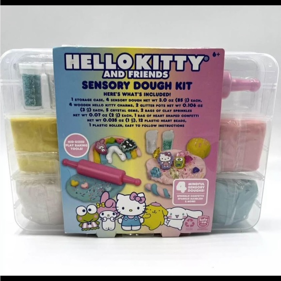 Hello Kitty and Friends Sensory Dough Kit - Pink, Blue, Yellow - Picture 3 of 3